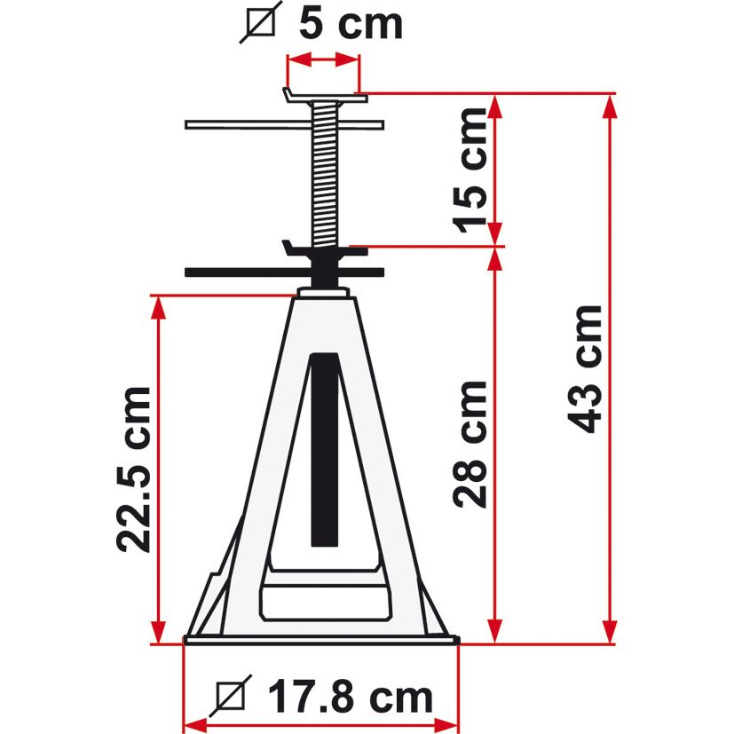 Sada podpěr Caravan