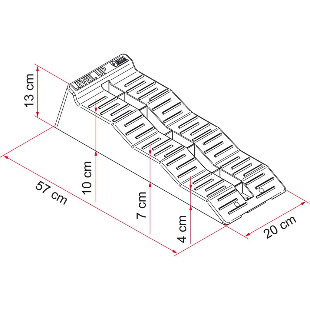 Nájezdové klíny Level Up, šedé