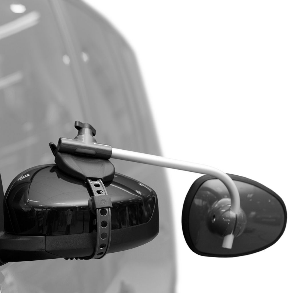 Karavanová zrcátka Alufor L, plochá