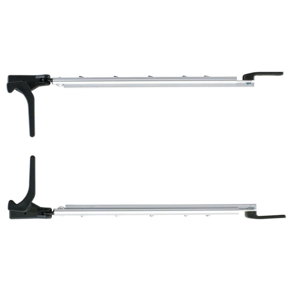 Výsuvná vzpěra Polyplastic/Polyfix 300 mm, levá