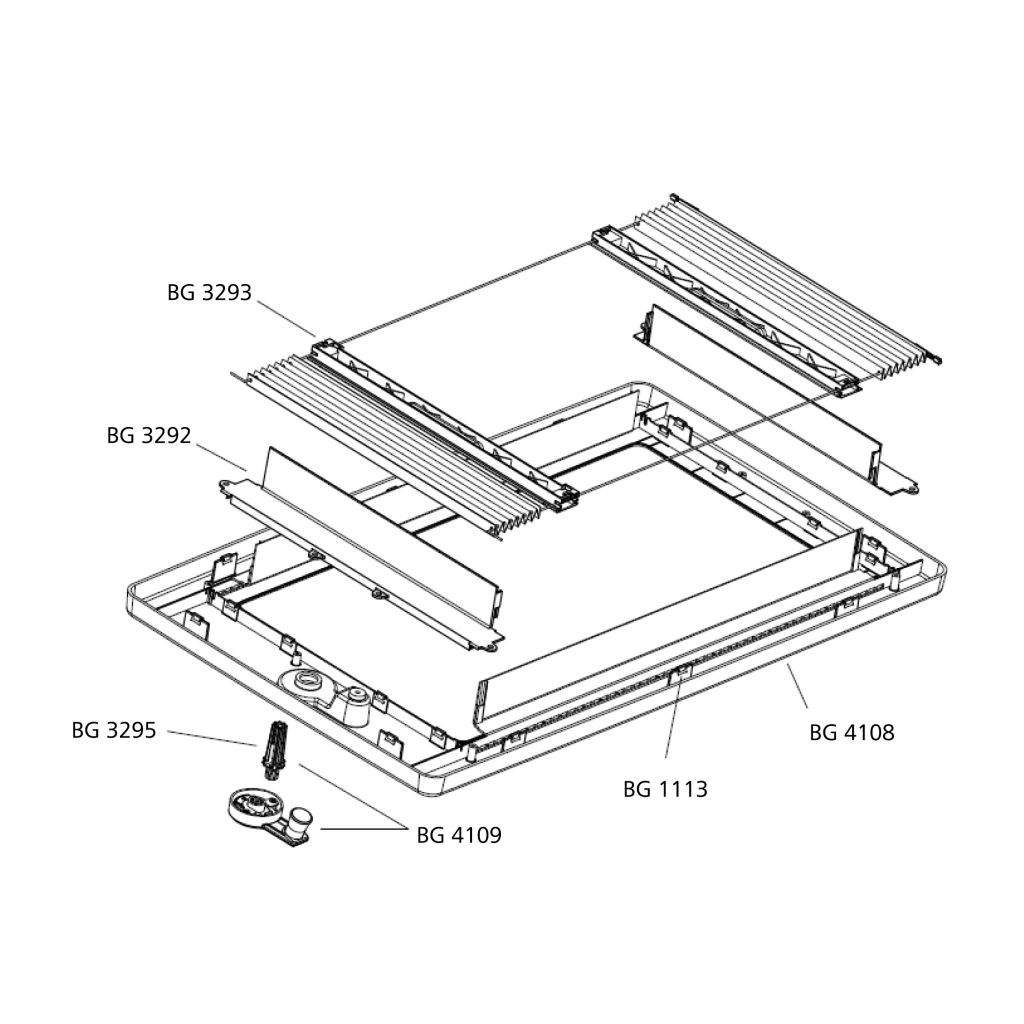 Příchytky rámečku Dometic Midi-Heki