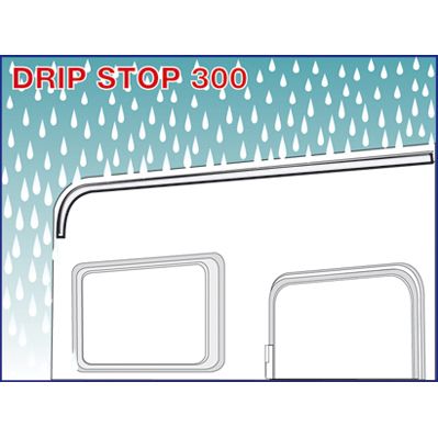 Okapová lišta Fiamma Drip Stop bílá, 300 cm