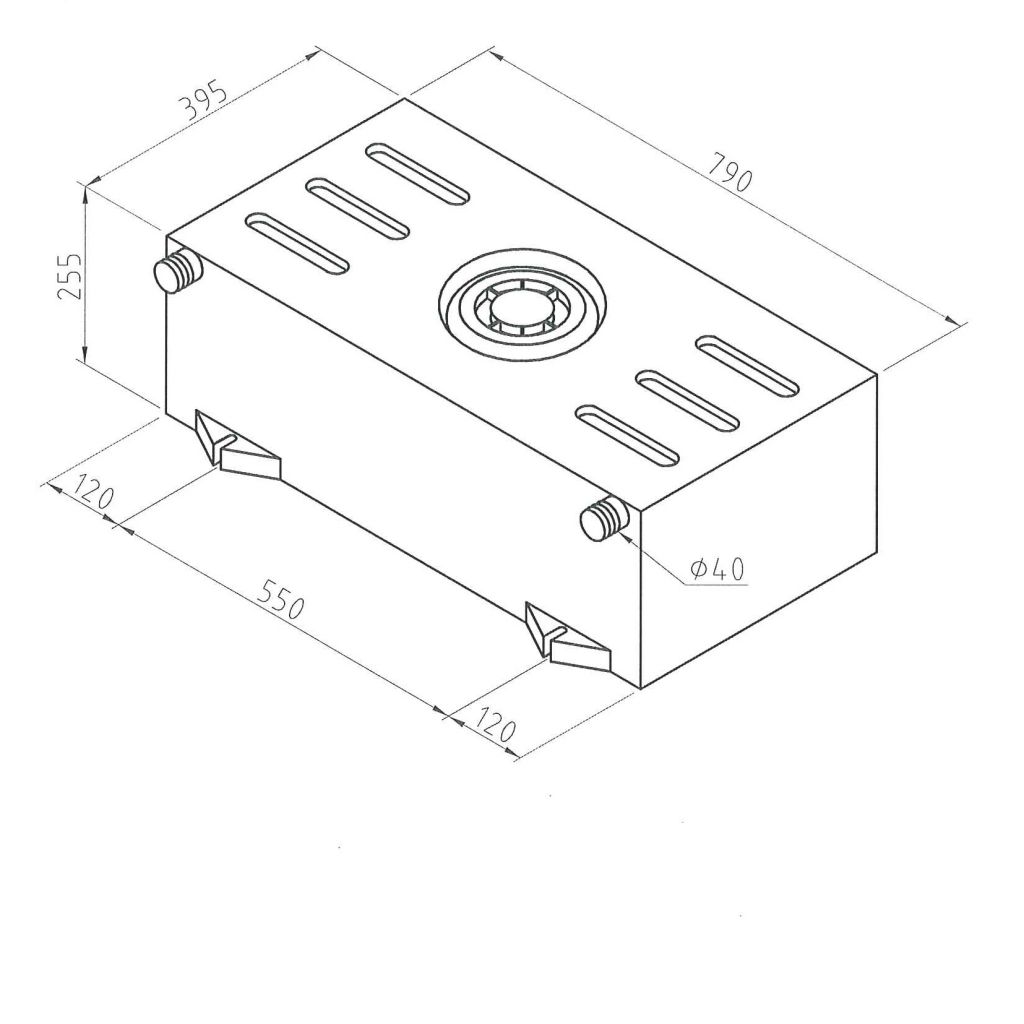 Nádrž na vodu 70 L