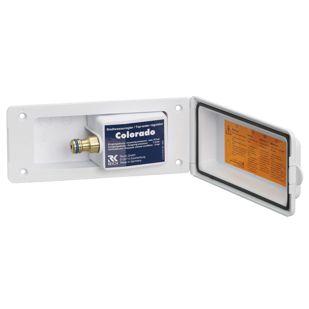 Přípojka městské vody Colorado s regulátorem 0,7 bar, bílá