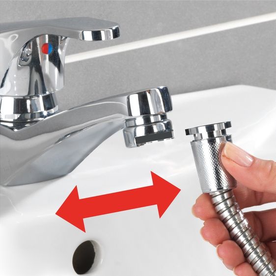 Sprchová hlavice k baterii s Duo háčkem