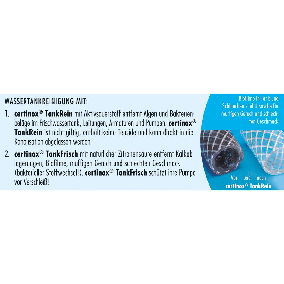 Dezinfekce pitné vody certinox TankRein ctr 250 p