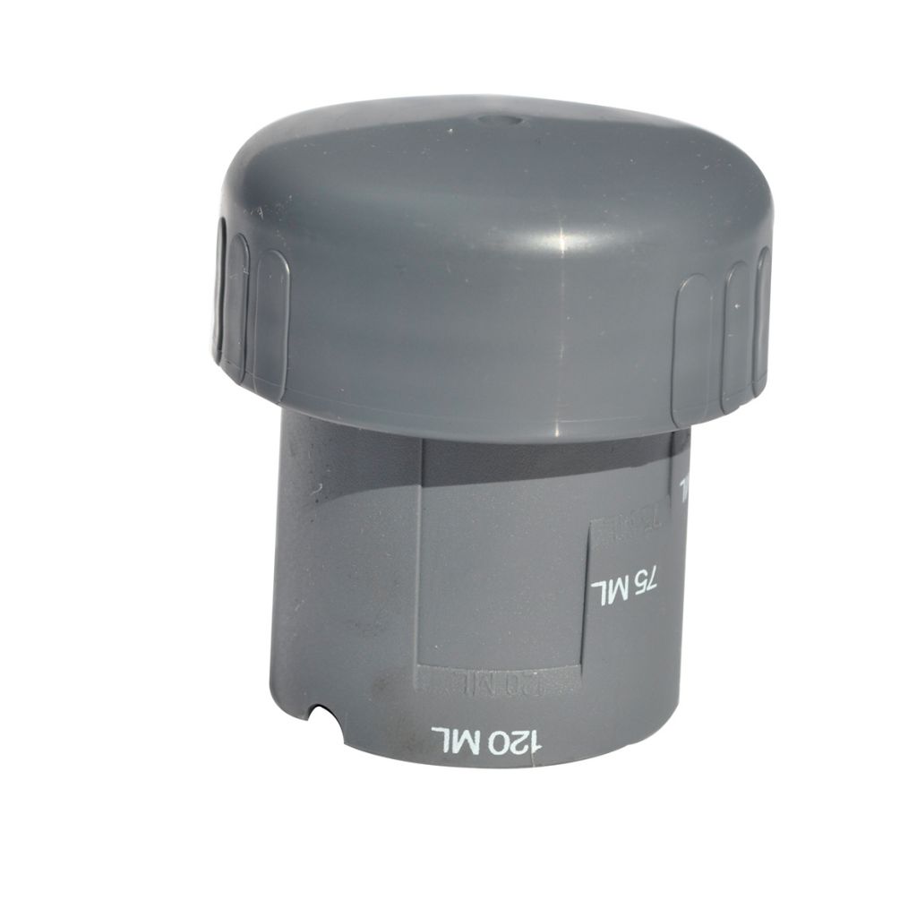 Uzávěr odpadní nádrže WC s odměrkou