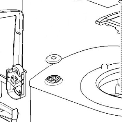 Indikátor hladiny odpadní nádrže WC