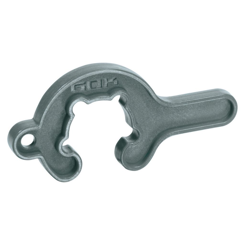 Klíč na plynový regulátor, plast šedá