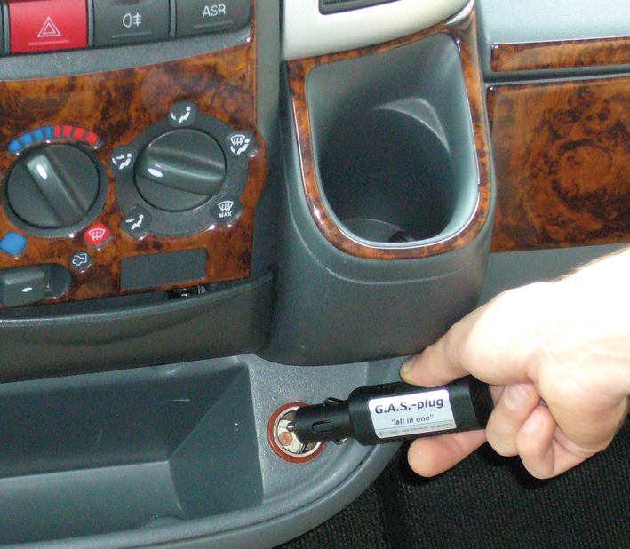 G.A.S.-plug "all in one"