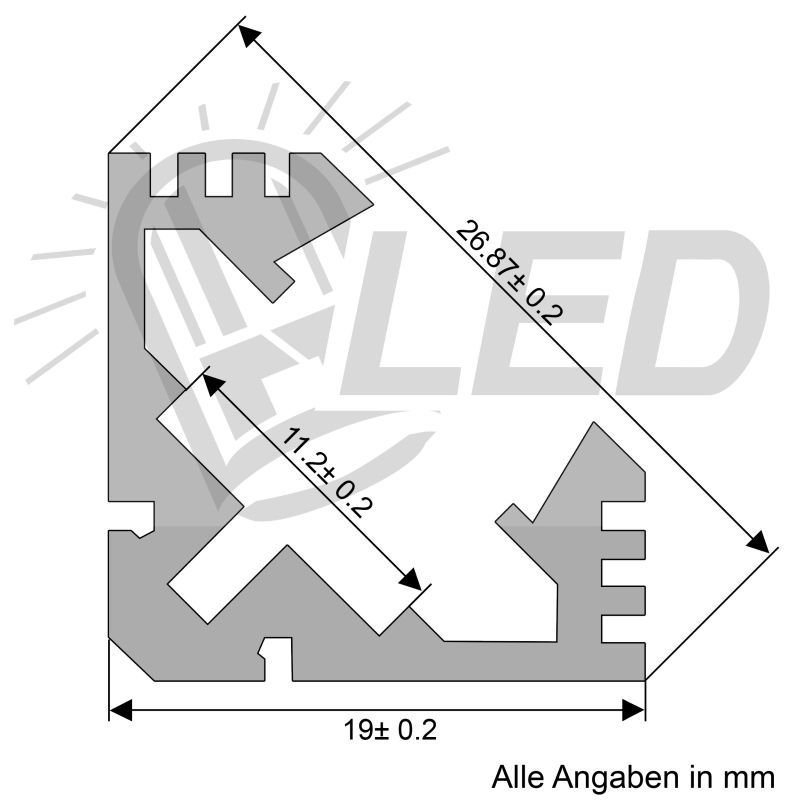 Hliníkový profil čtverec