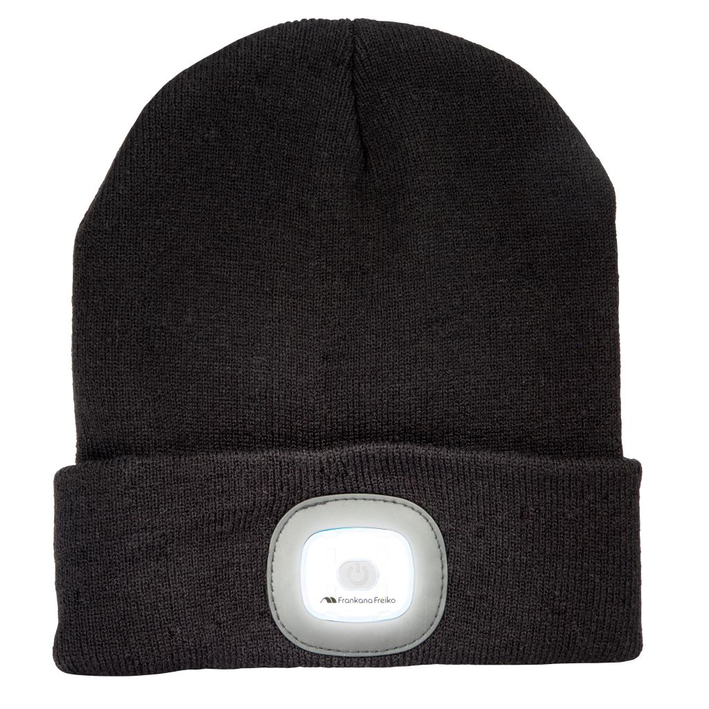 Pletená čepice s SMD LED světlem
