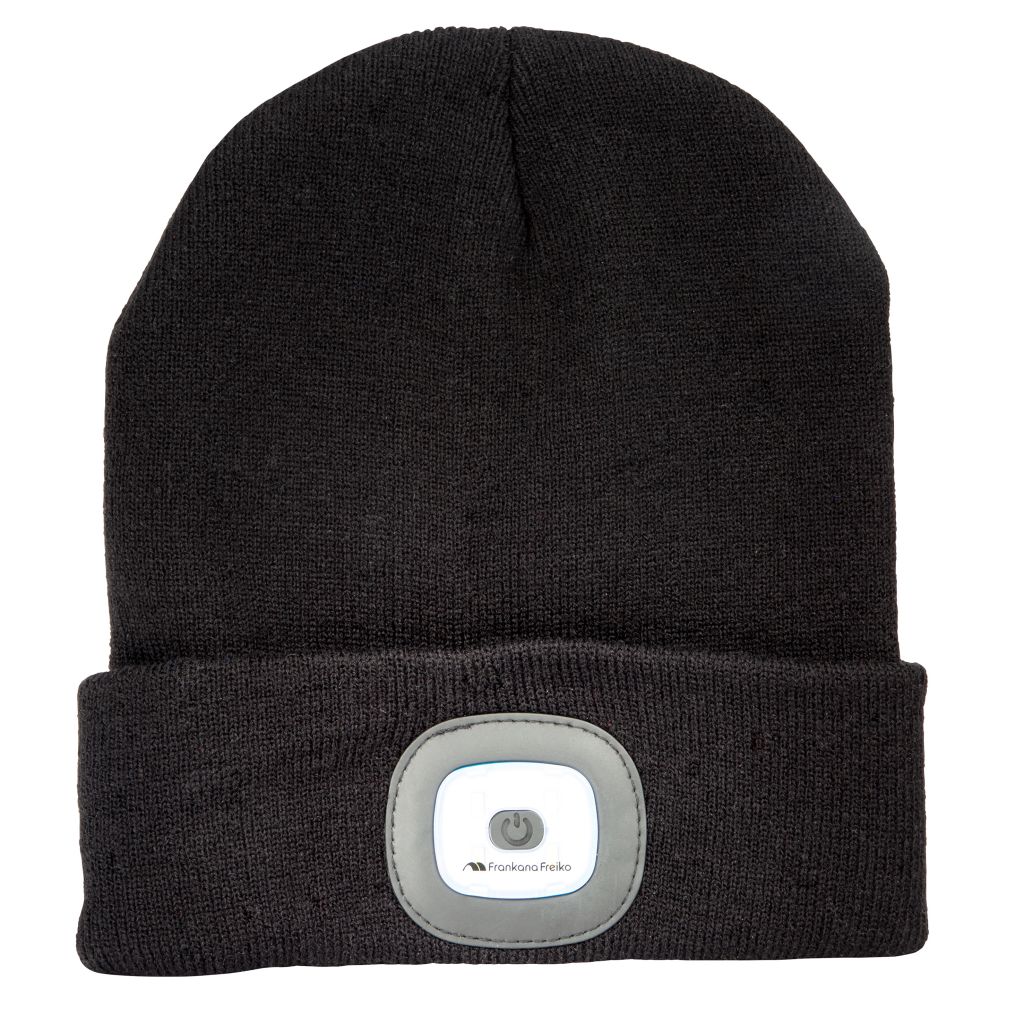 Pletená čepice s SMD LED světlem