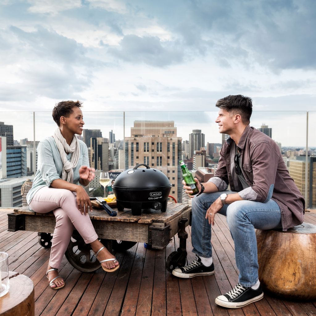 Plynový gril Citi Chef 40, černá 30 mbar