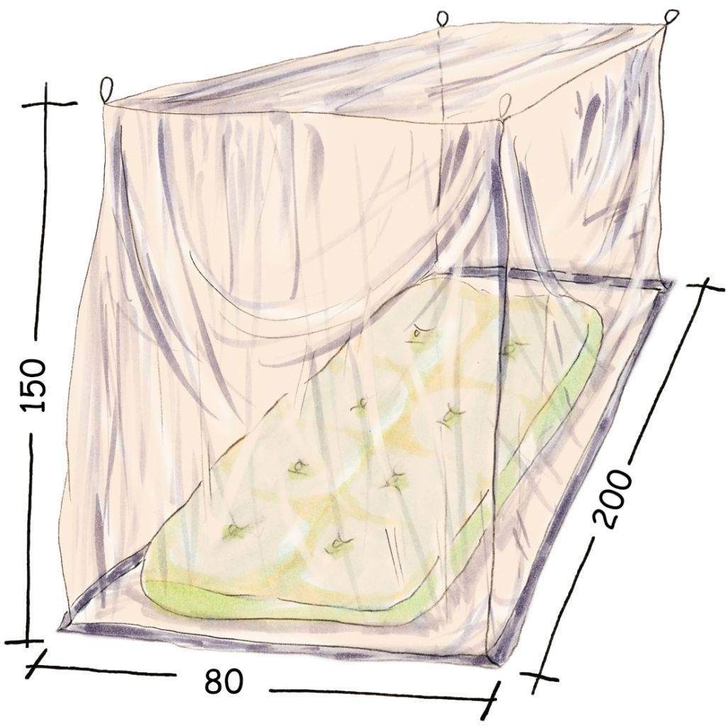 Moskitonetz Kasten