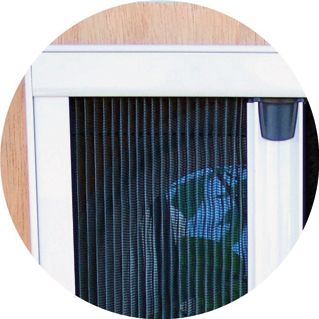 Plisovaná dveřní moskytiéra 193 cm