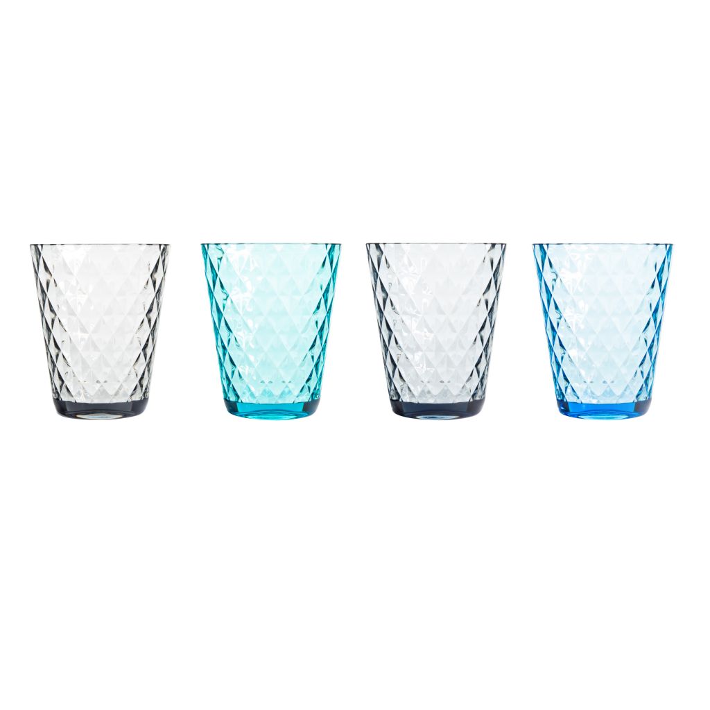 Sada sklenic Diamond 300 ml, 4 ks