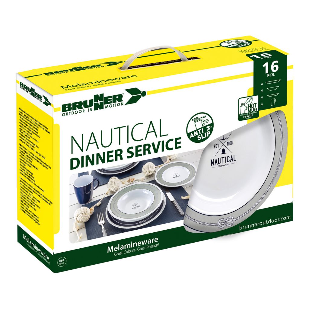 Sada nádobí Nautical 16-dílná