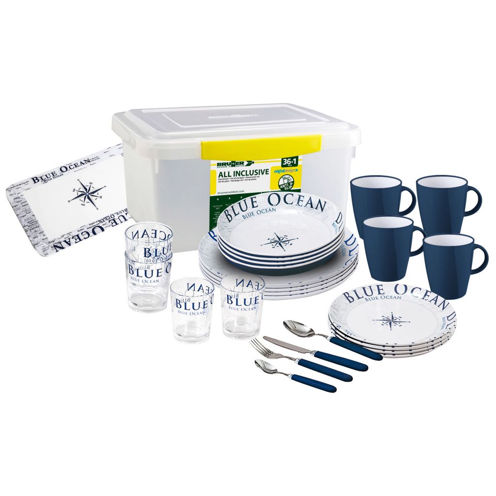 Sada nádobí Blue Ocean 38-dílná