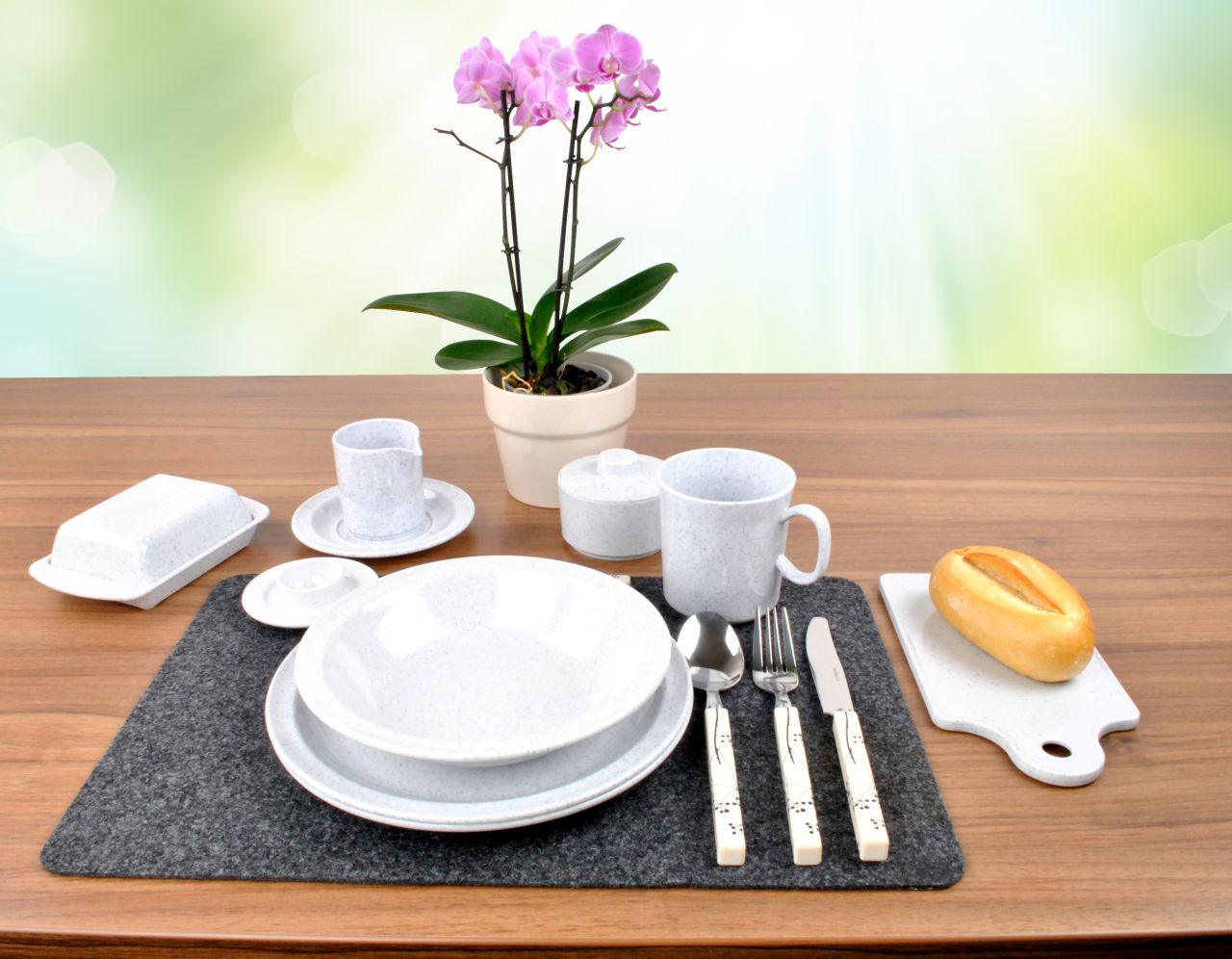 Sada nádobí Granit uni 16-dílná