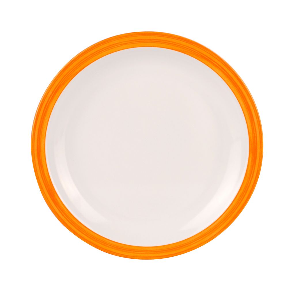 Mělký talíř 24 cm, oranžová