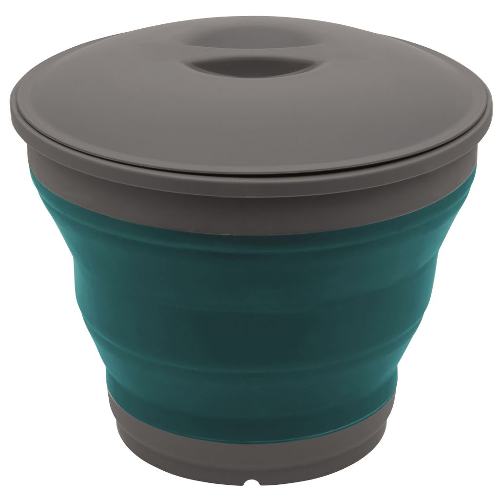 Skládací kbelík 7,5 l modrozelená