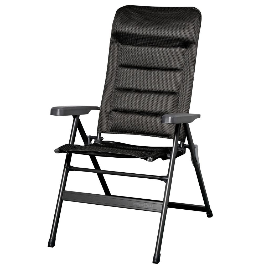 Kempinková skládací židle Aravel 3D, černá, vel. M