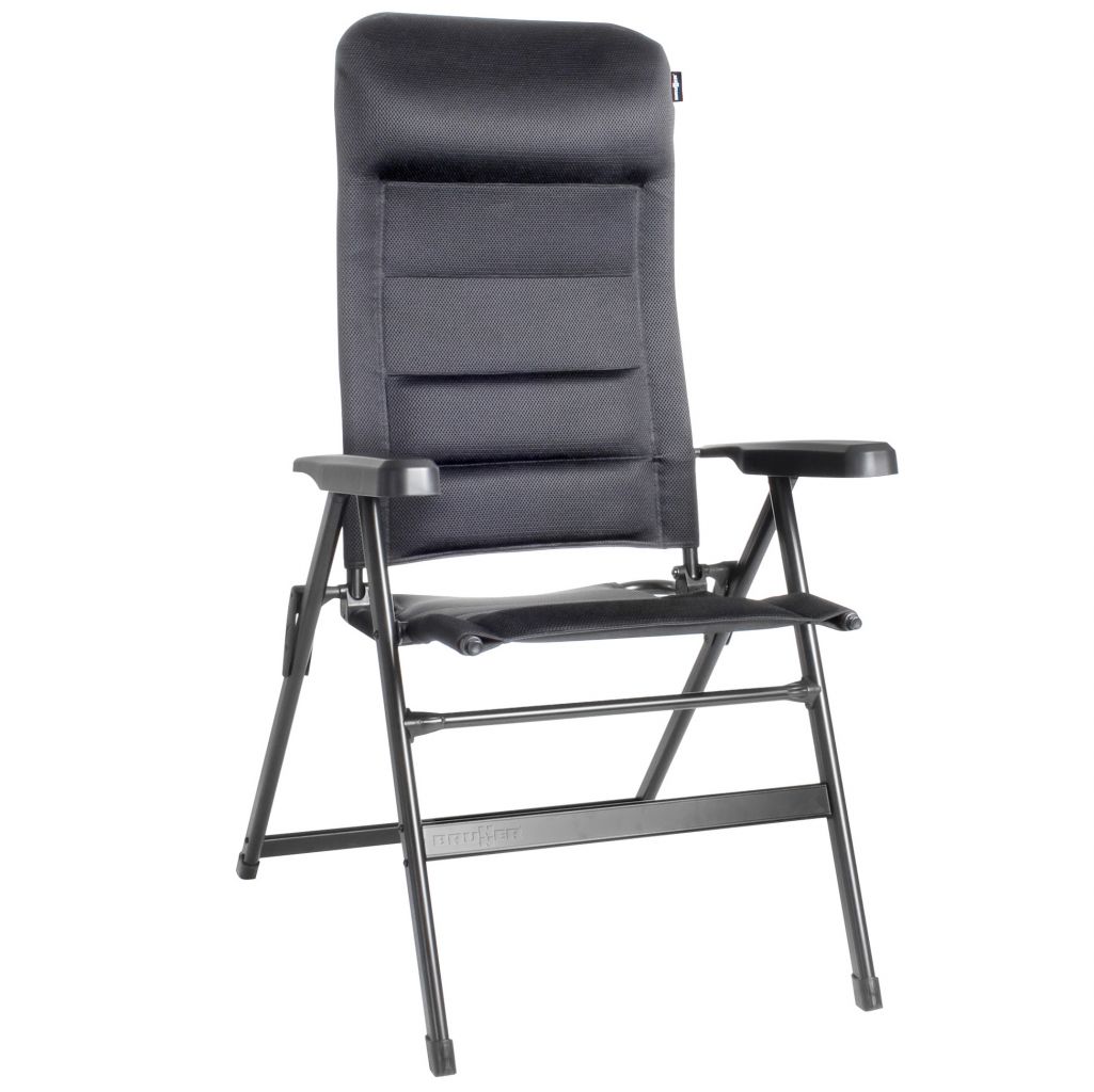 Kempinková skládací židle Aravel 3D, černá, vel. M