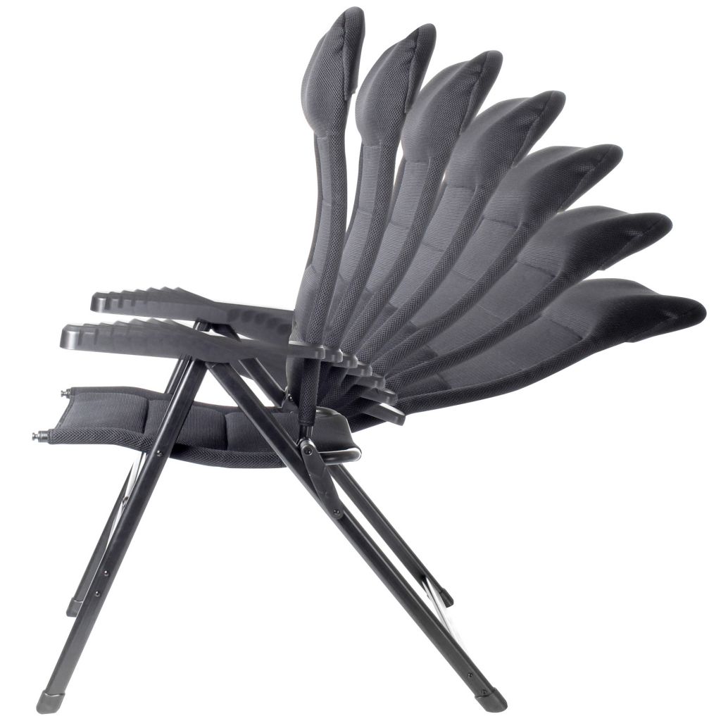 Kempinková skládací židle Aravel 3D, černá, vel. M