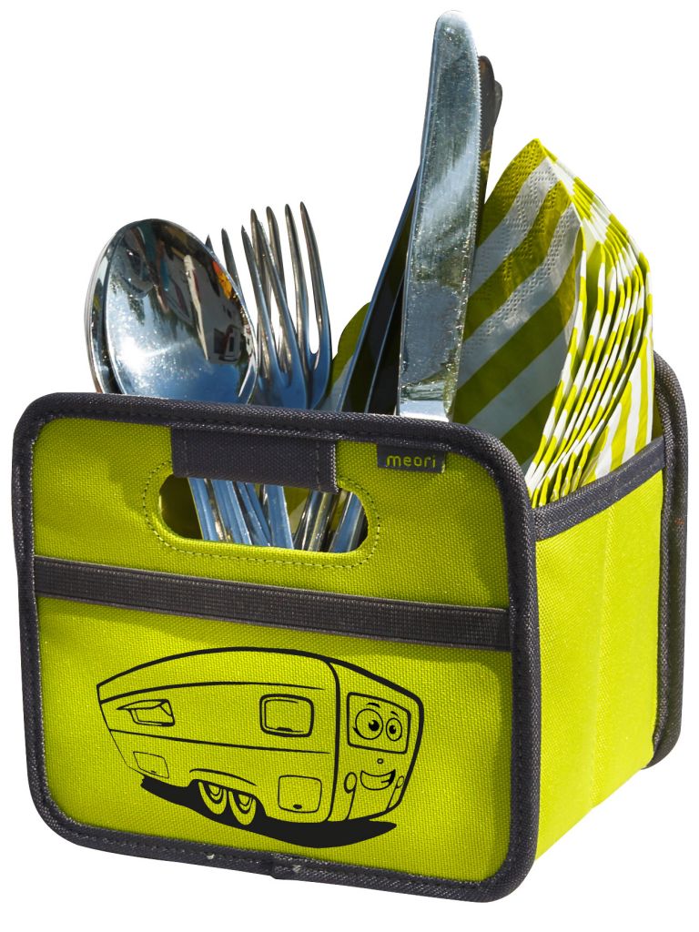 Skládací box Meori Mini, karavan, černá