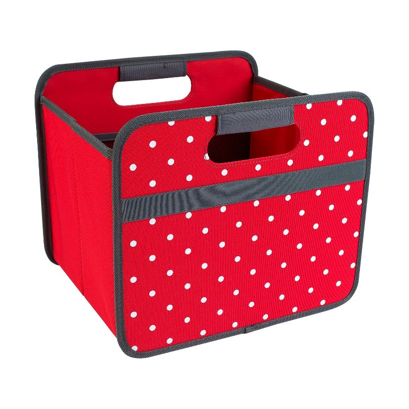 Skládací box Meori Classic, červeno-bílá Hibiscus, vel. S