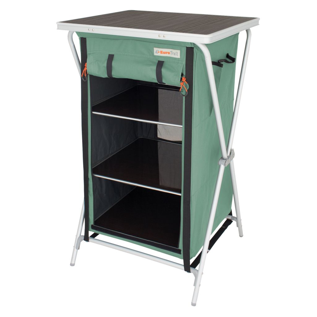 Kempingová skříň Aubenas, světle zelená