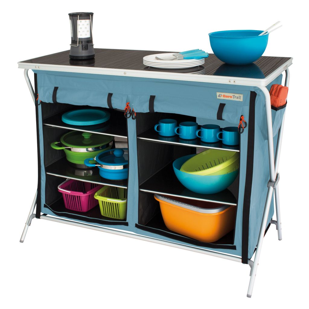 Kempingová skříň Brocas, světle modrá