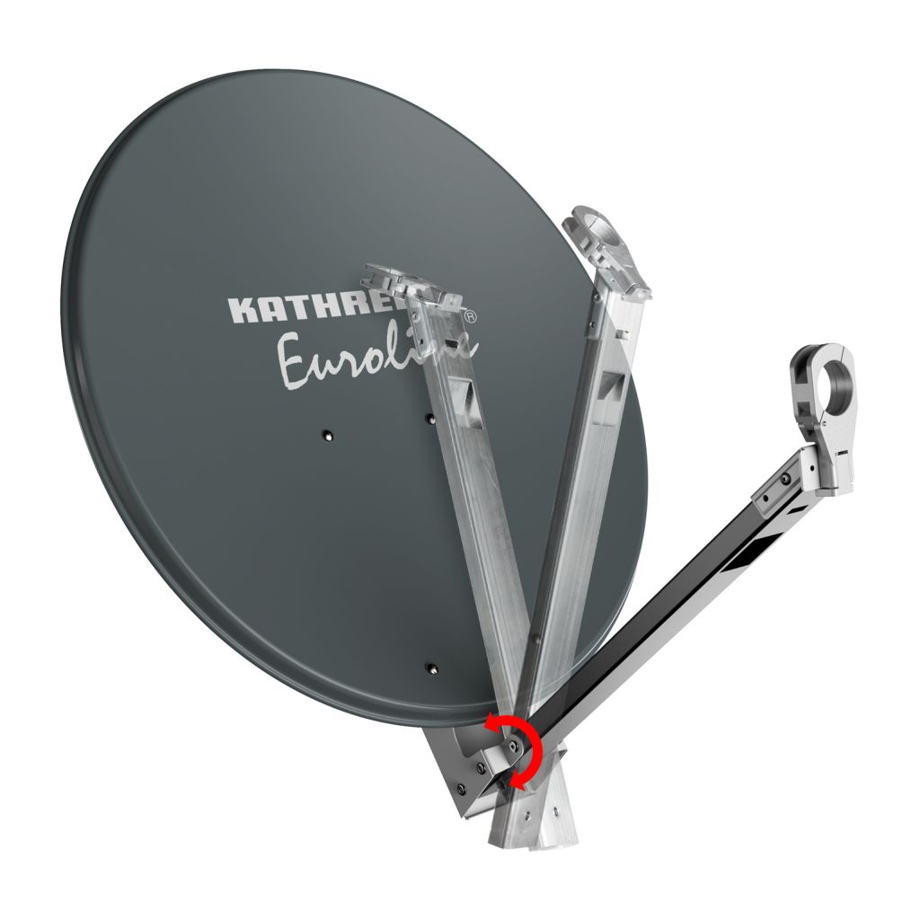 Satelitní systém KEA 650 G, grafitový s skládací LNB ramenem