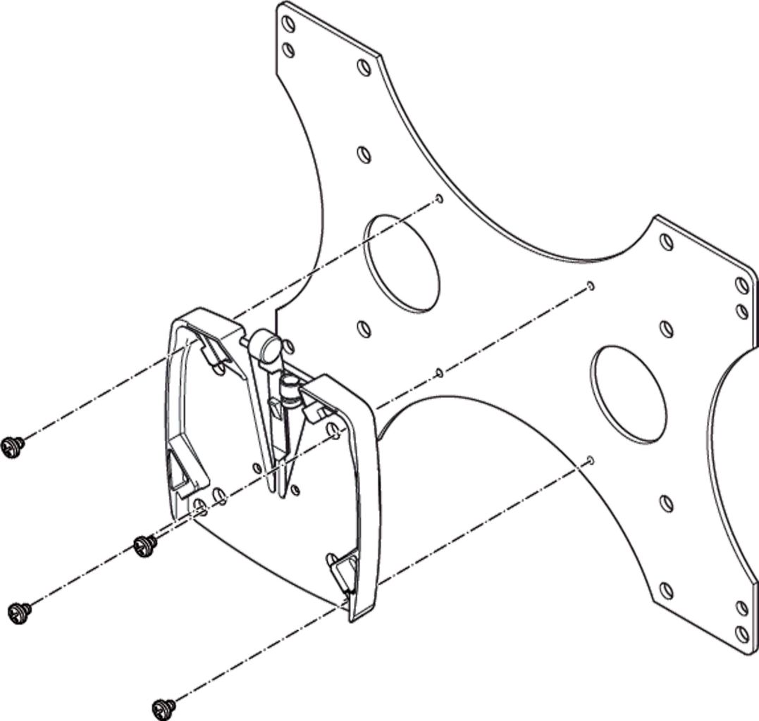 Adaptér VESA pro nástěnný držák Sky N a HF