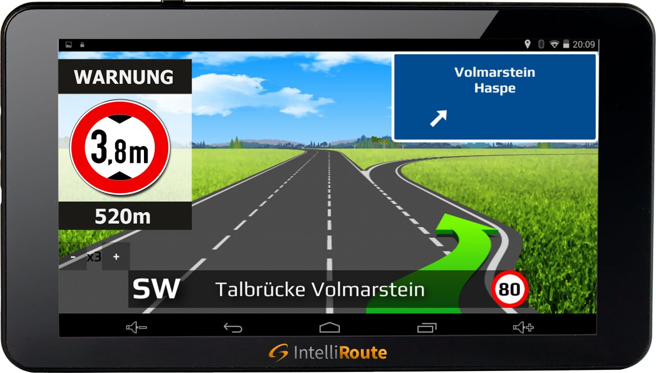 Navigační systém IntelliRoute Caravan 7"