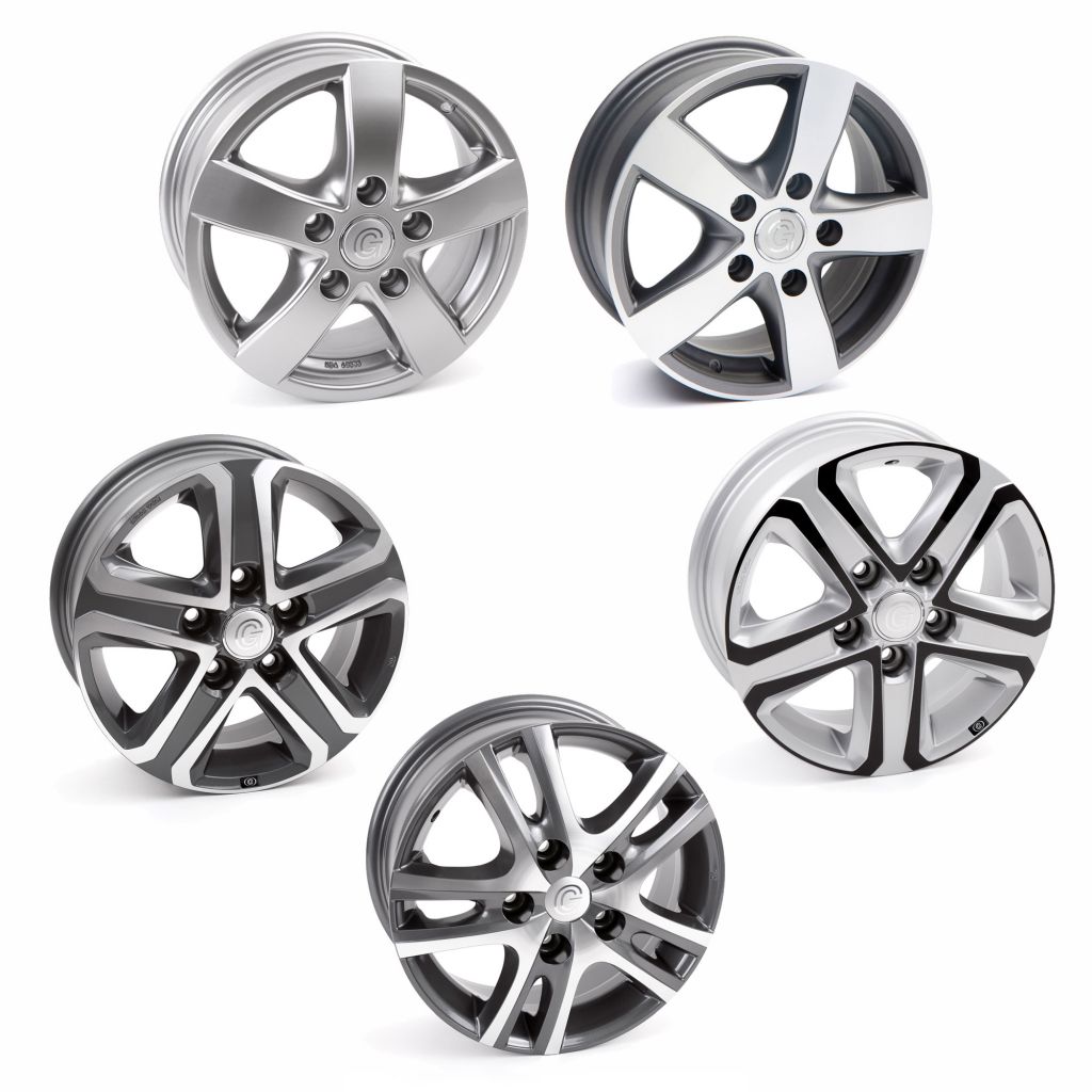 Kola Goldschmitt GSM6, 16" 130 mm, antracit lesk