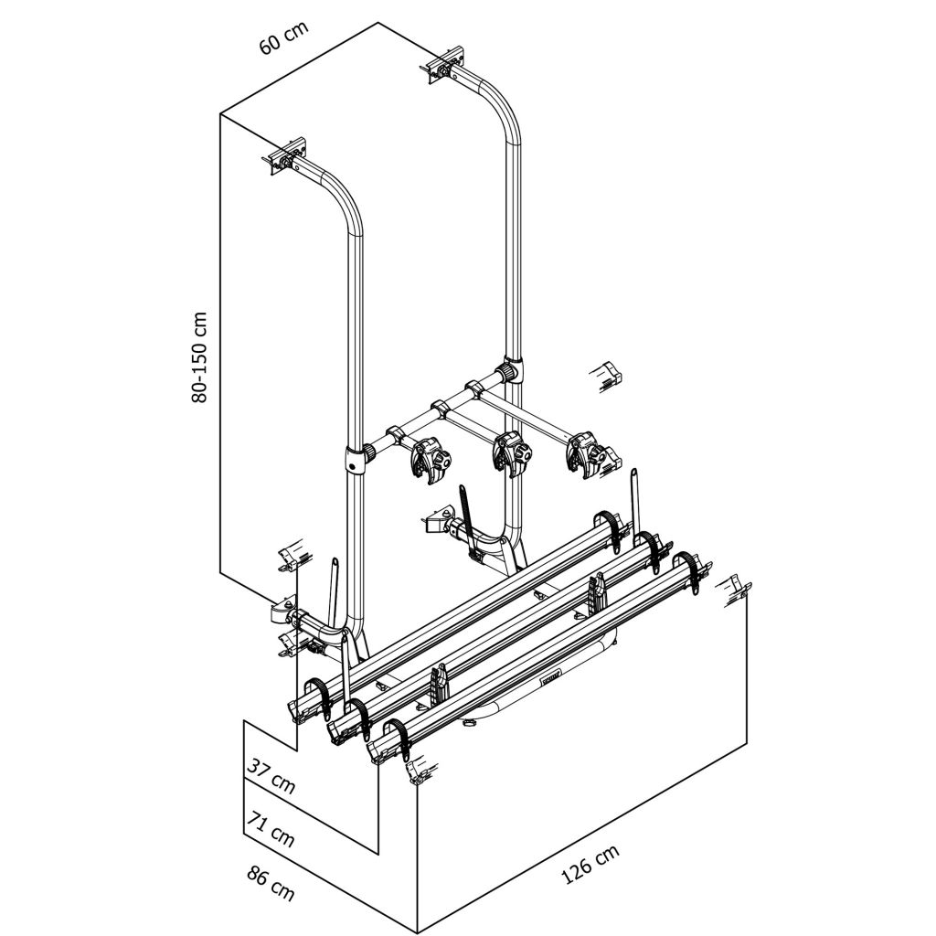Nosič jízdních kol Thule Esse4 CD