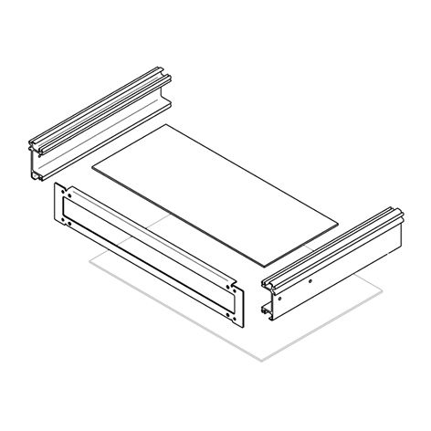 Mounting Frame Thule Slide-Out Step 12V 550