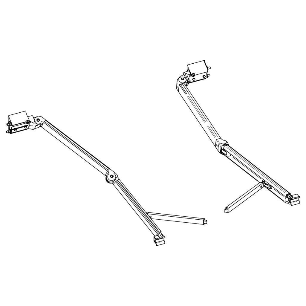 Pružné rameno 2,5 m Thule Omnistor 8000, levé