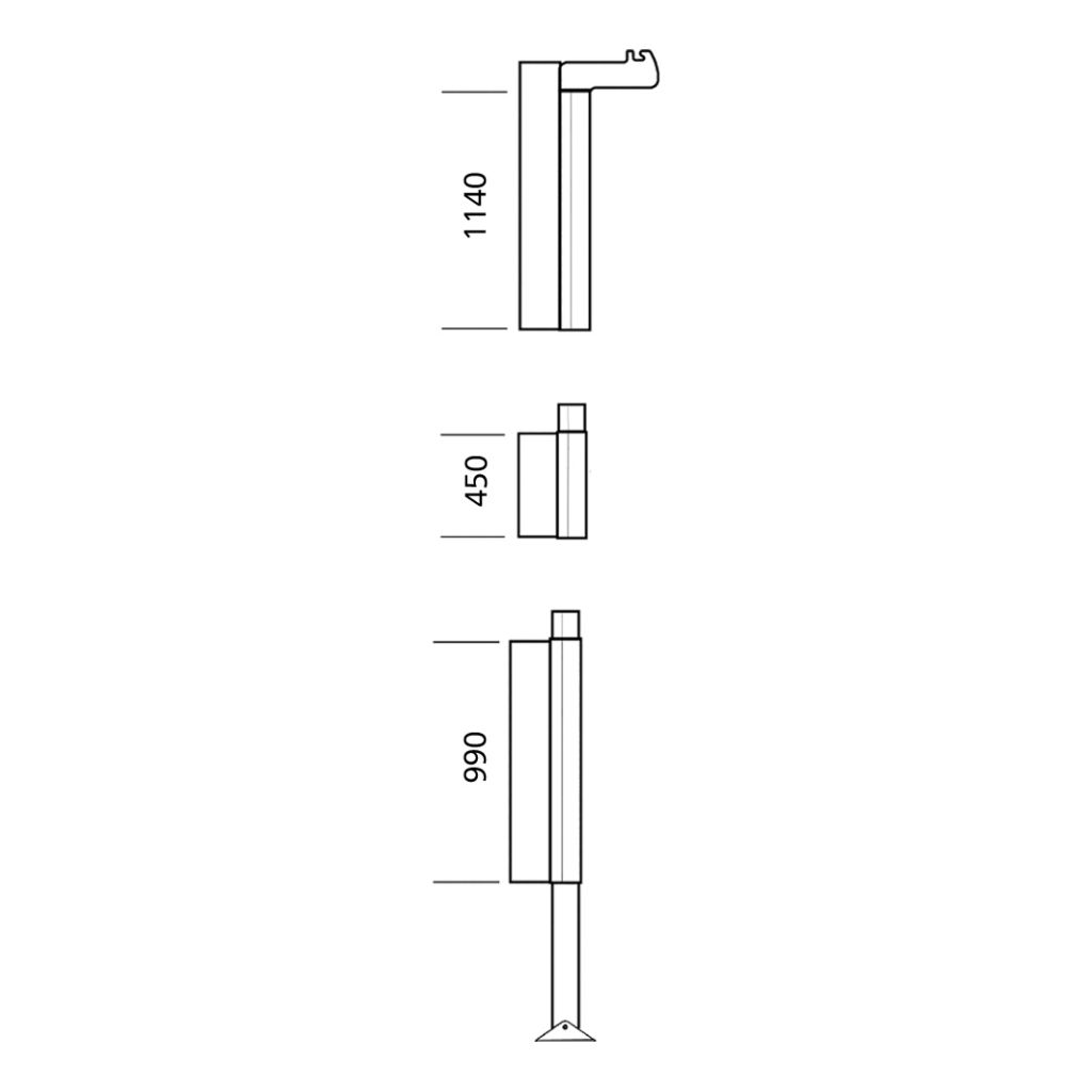 Stožárový profil Thule Residence / Panorama, levý