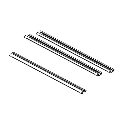 Spojka schůdku Thule Single Step V10 / V15 550 Aluminium, 3 ks