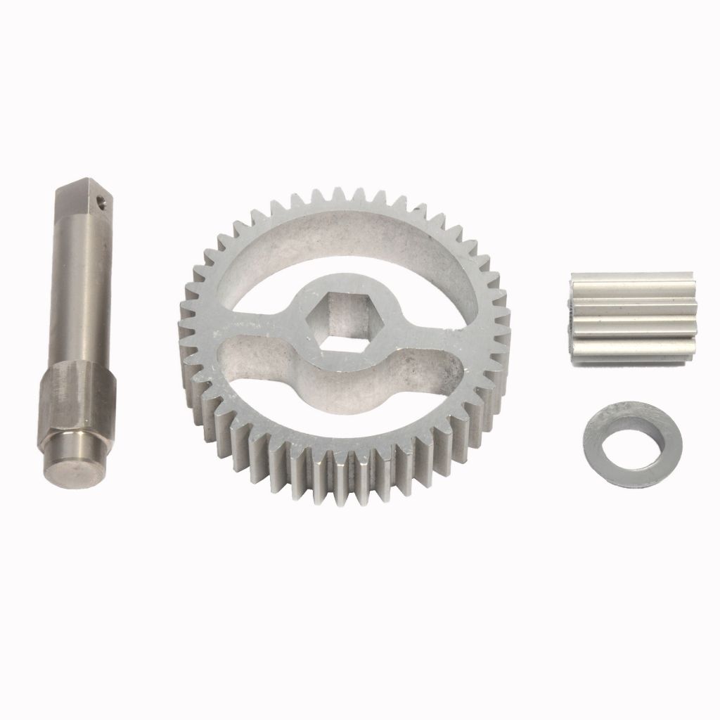 Ozubená kola + osa pro motor Thule Double Step 12V Aluminium, sada