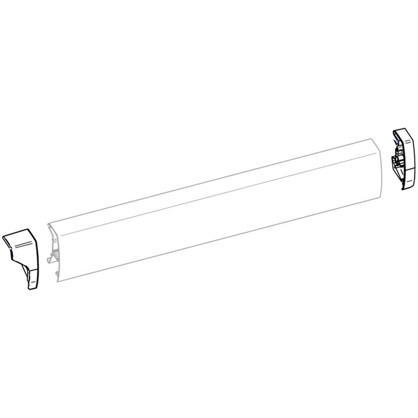 Lead Rail Koncové kryty markýzy Thule Omnistor 9200, Cream, Set Left + Right
