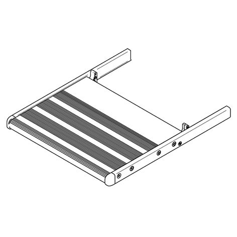 Schůdek, kompletní, Thule Slide-Out Step V12 12V 550