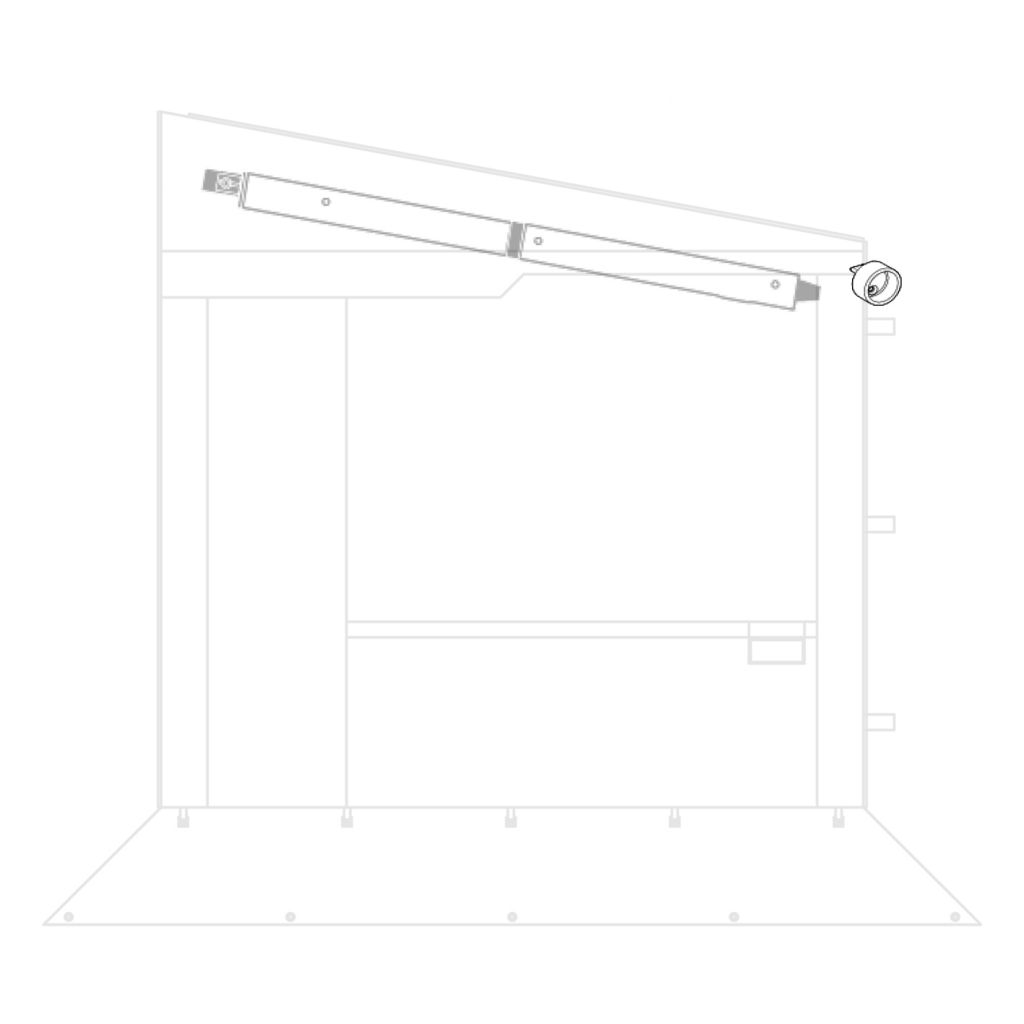 Connection Napínací rafter Front, Circular