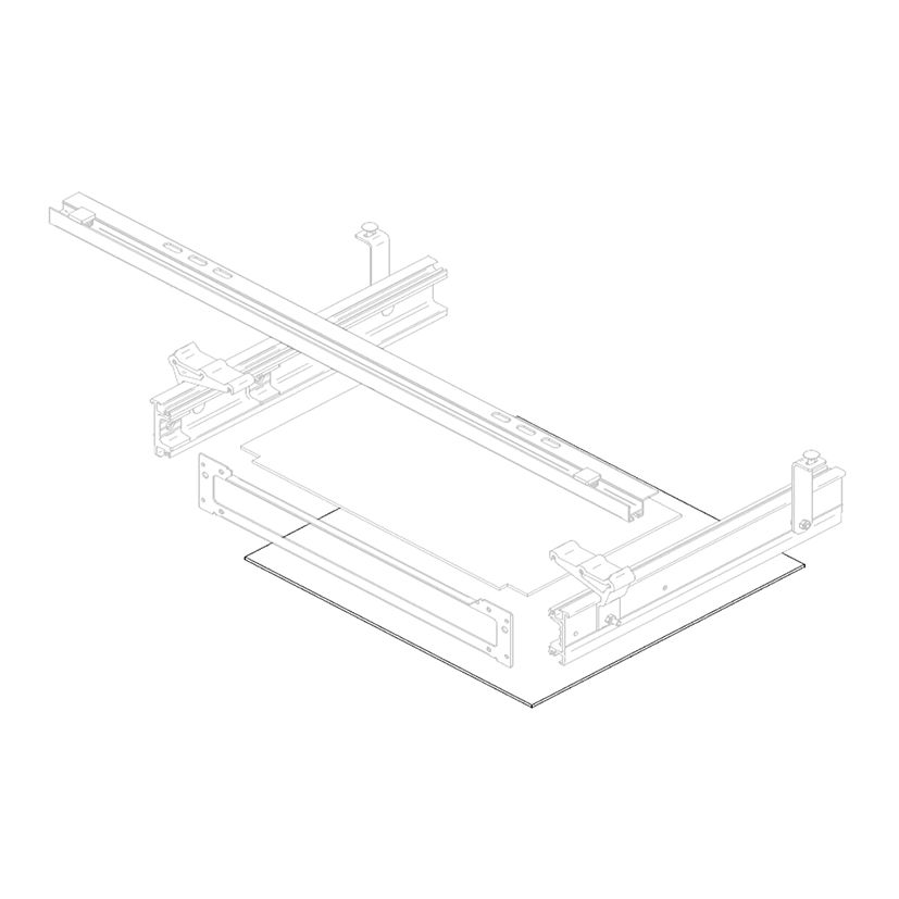 Spodní krycí deska Thule Slide-Out Step V16 Ducato 700