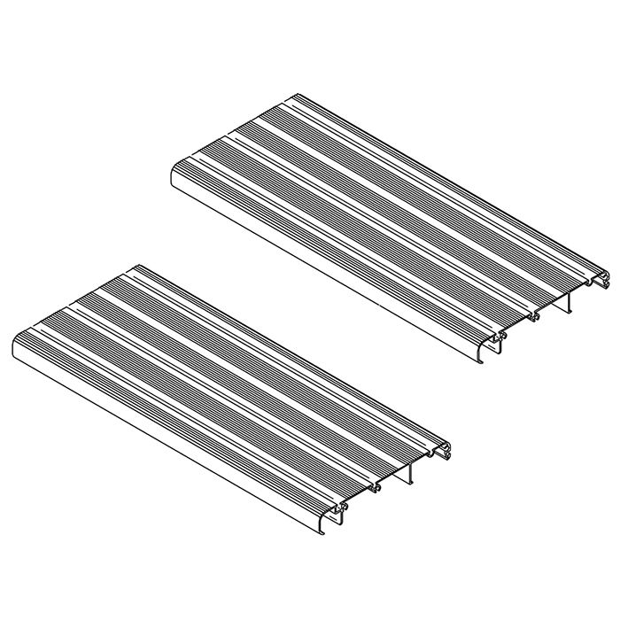 Nástupní deska Thule Double Step 12V 380 Aluminium, 2 ks