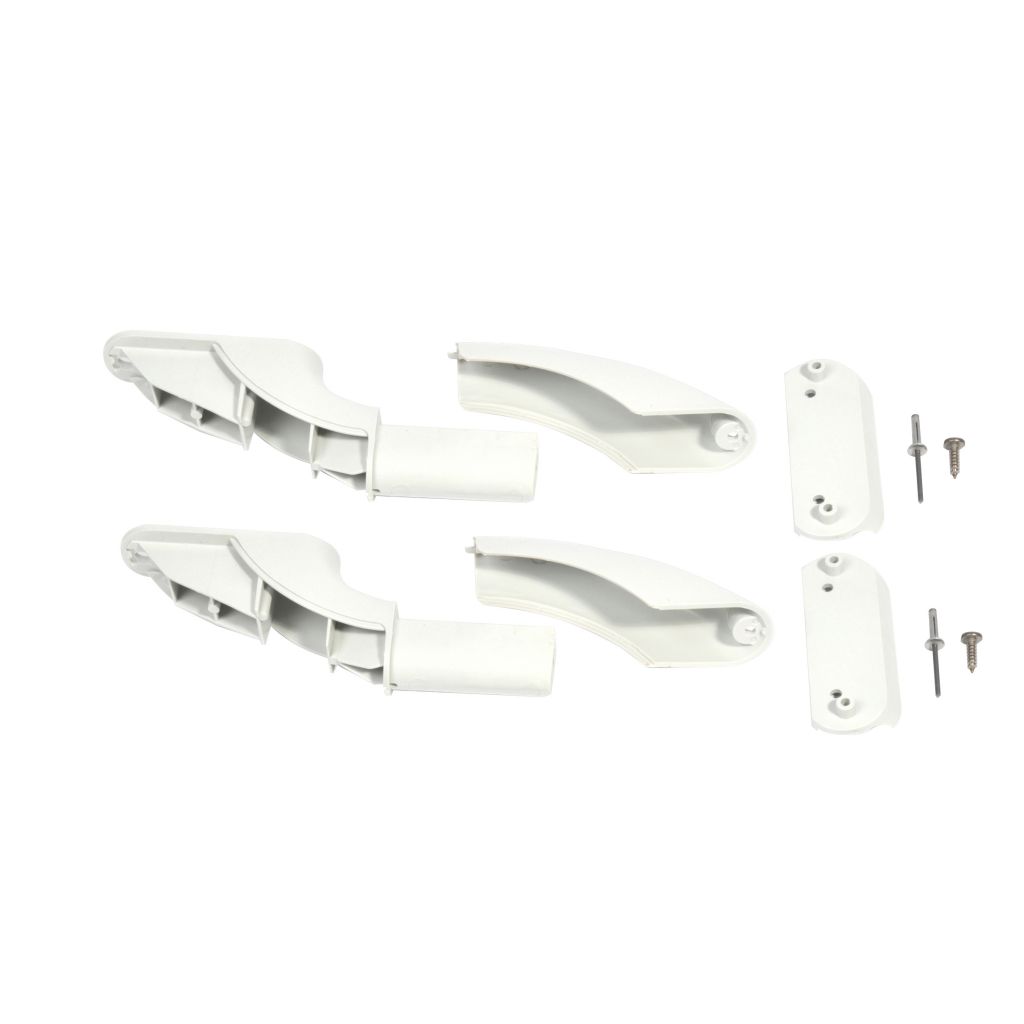 Koncový díl kompletní pro střešní nosič Thule, bílá, sada levý & pravý