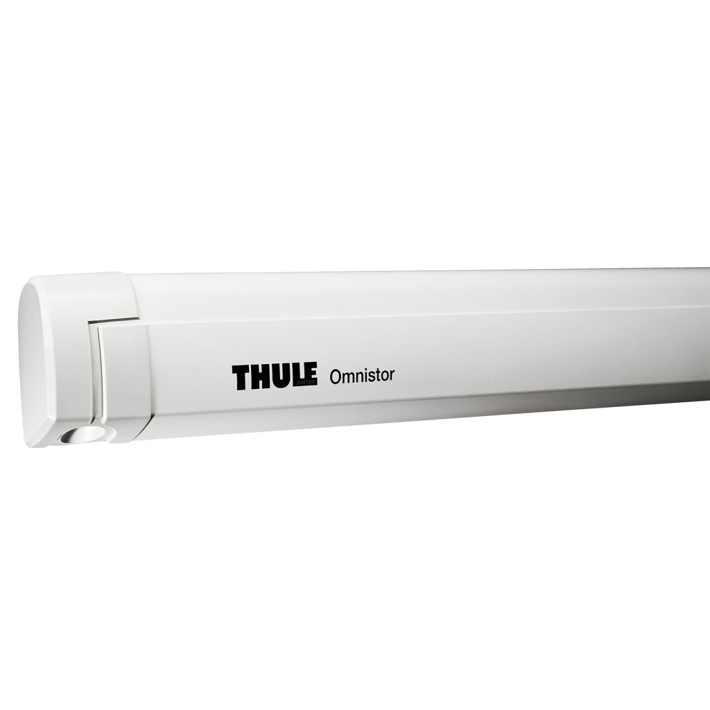 Thule Omnistor 5200 bílá, 450 cm, plachta Saphir modrá